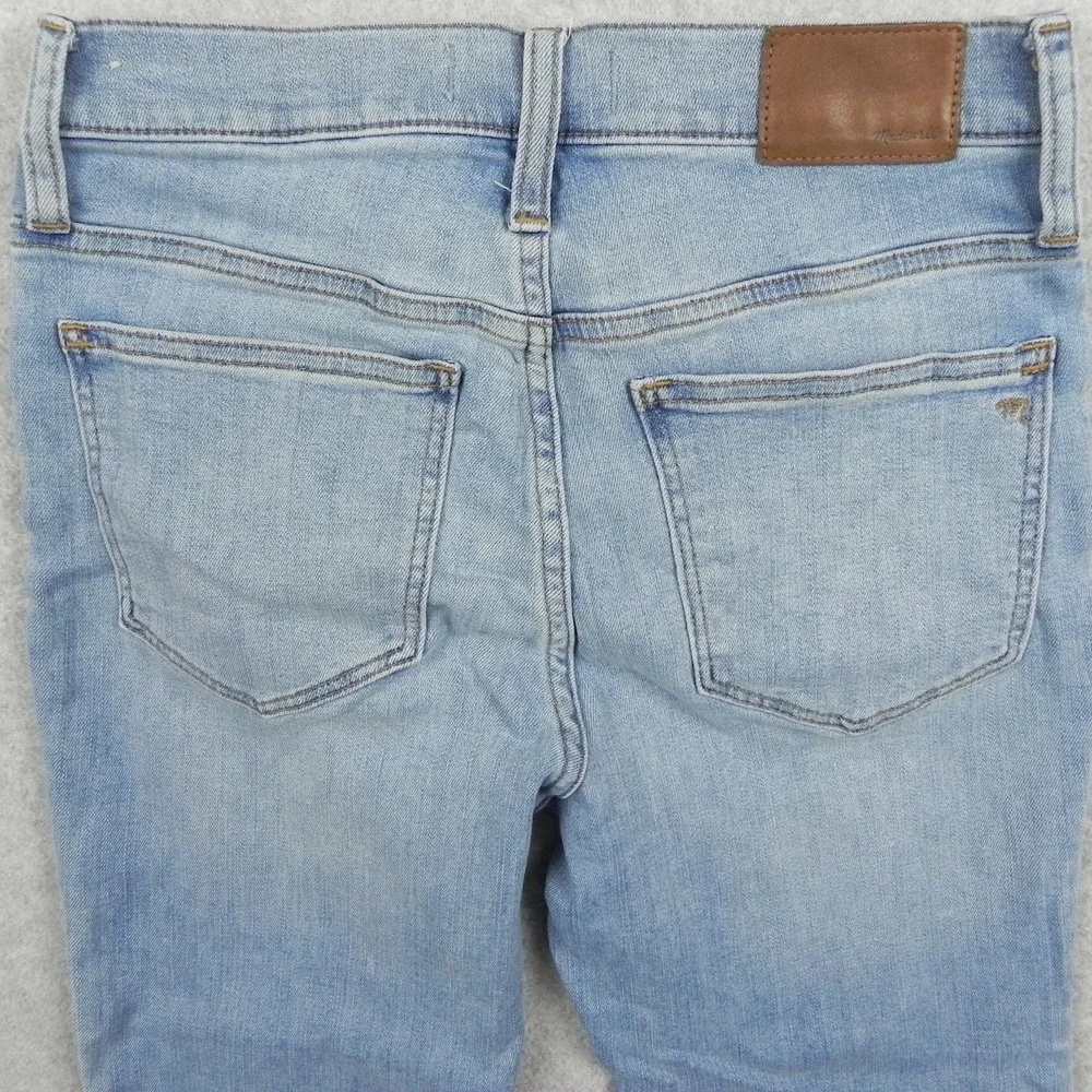 Madewell‎ Jeans Womens 24 Cali Demi-Boot Button Fly Stretch Flex Denim Blue